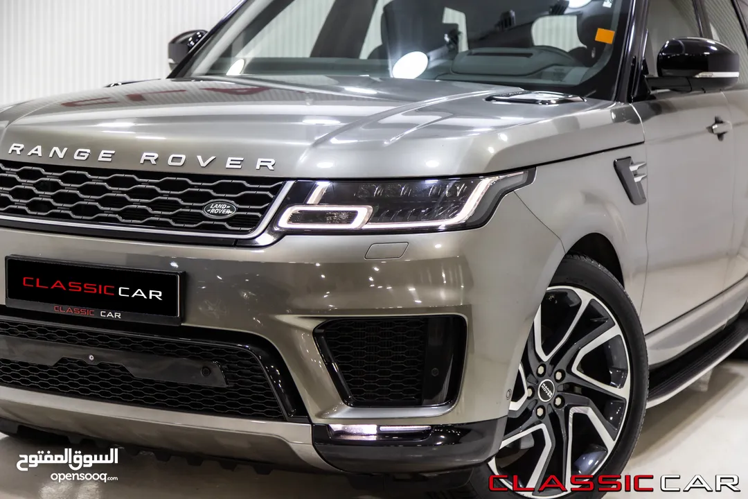 Range Rover sport 2018 Hse Black package  Gasoline   السيارة وارد المانيا و قطعت مسافة 33,000