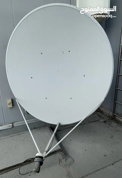 6Feet Dish in good condition with LNB and wall fixing stand