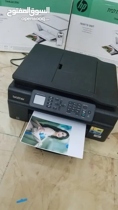 طابعة Brother  للصور مع سكانر فقط 150 شيقل !!