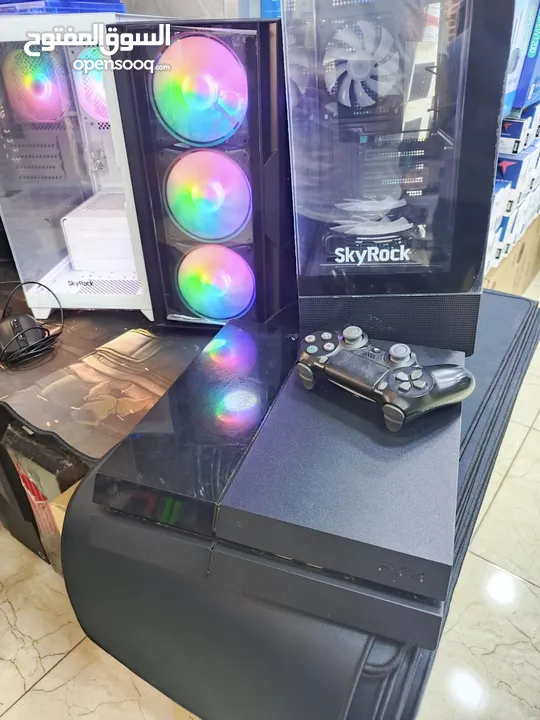 بلاستيشن 4 مستعمل نظيف مع ايد أصلية  PS4 500 HDD  ORGINAL CONTROLLER السعر : 99 دينار نهائي نهائي