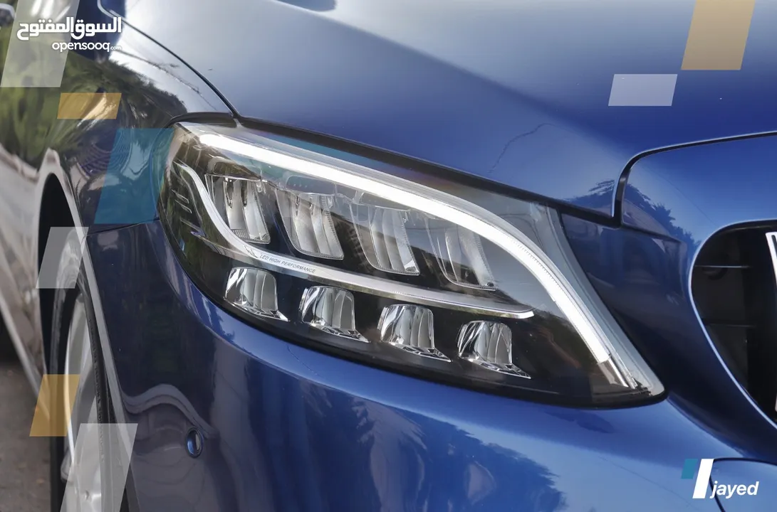 مرسيدس/Mercedes C200 (2020) 1500 CC Turbo / Mild Hybrid    95000 KM  Exterior: Brilliant Blue