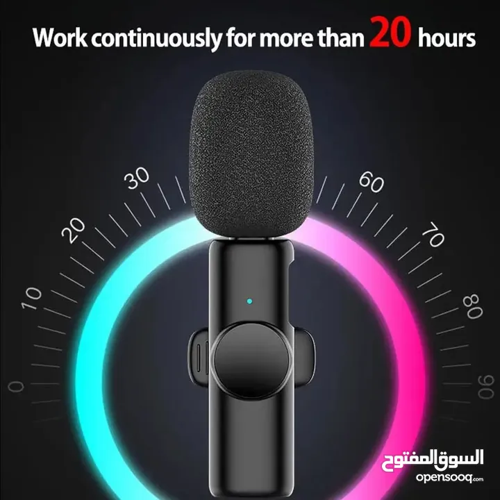 مايكروفون تسجيل على الهاتف wireless microphone K11