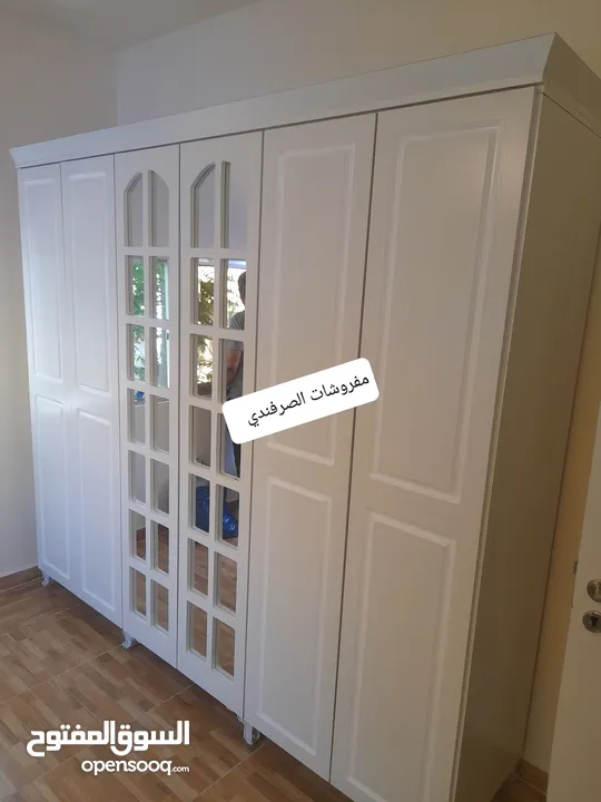 خزائن ملابس خشب لامنيت 18م الون حسب الطلب كفاله 5سنوات خزائن ملابس طابق واحد او طبقين الوان والمقاسا