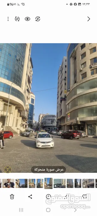 مكتب. للايجار 85  ثلاث غرف. وصاله. وحمام ومطبخ مطل وسط البلد منطقه حيويه