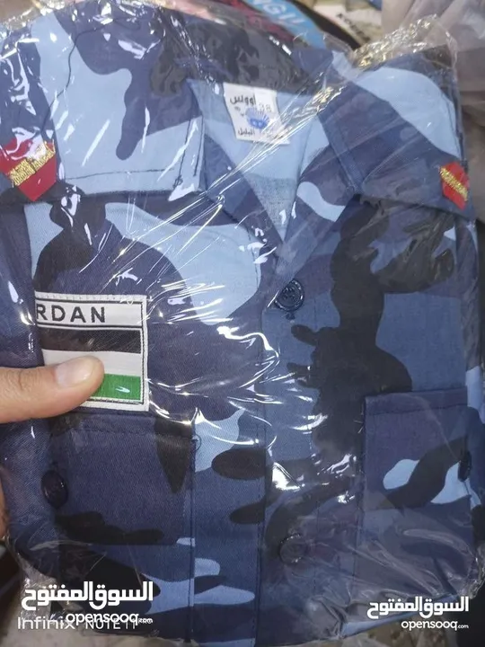 ملابس دشداش و عقال و غبايه و ثوب تراثي بنات اطفال   لباس جيش درك امن عام عسكري الجيش الاردني