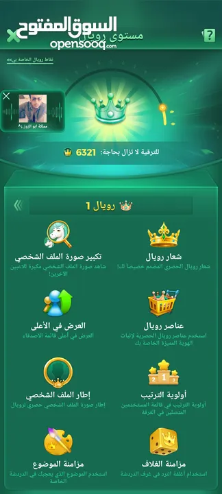 حساب يلا لودو للبيع مستوى 44 وعليه ثلاث شارات