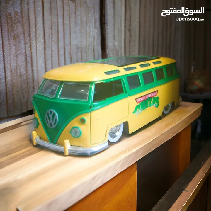 Jada 1962 Volkswagen Bus Nickelodeon مجسم ،مجسمات ،سيارات ،