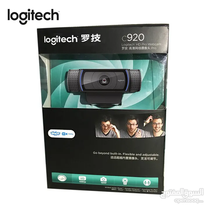 Logitech HD Pro Webcam C920, 1080p Widescreen - Opensooq