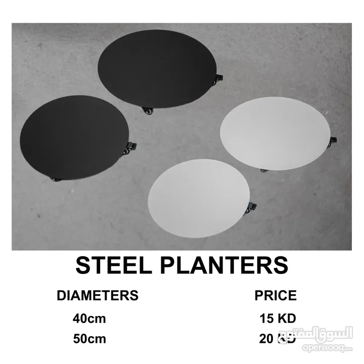 Portable Steel Planters