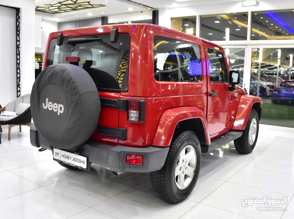 Jeep Wrangler Sahara ( 2014 Model ) in Red Color GCC Specs