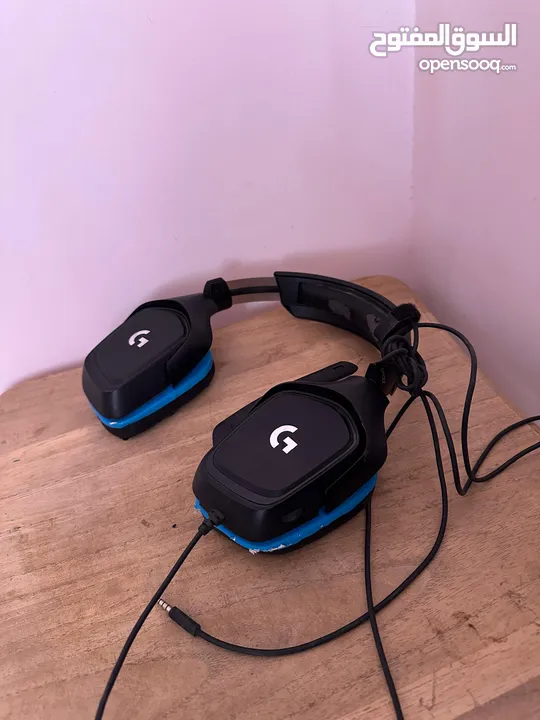 سماعة لوجيتك g432 logitech اصلية بحالة ممتازة جدا صوت نقي ومرتب 7.1 مع جميع المميزات وخامة ممتازة جد