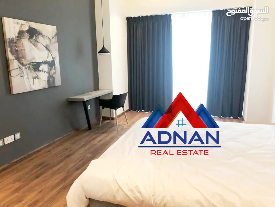 بوليفارد العبدلي للإيجار شقة مفروشة One bedroom في البرج
