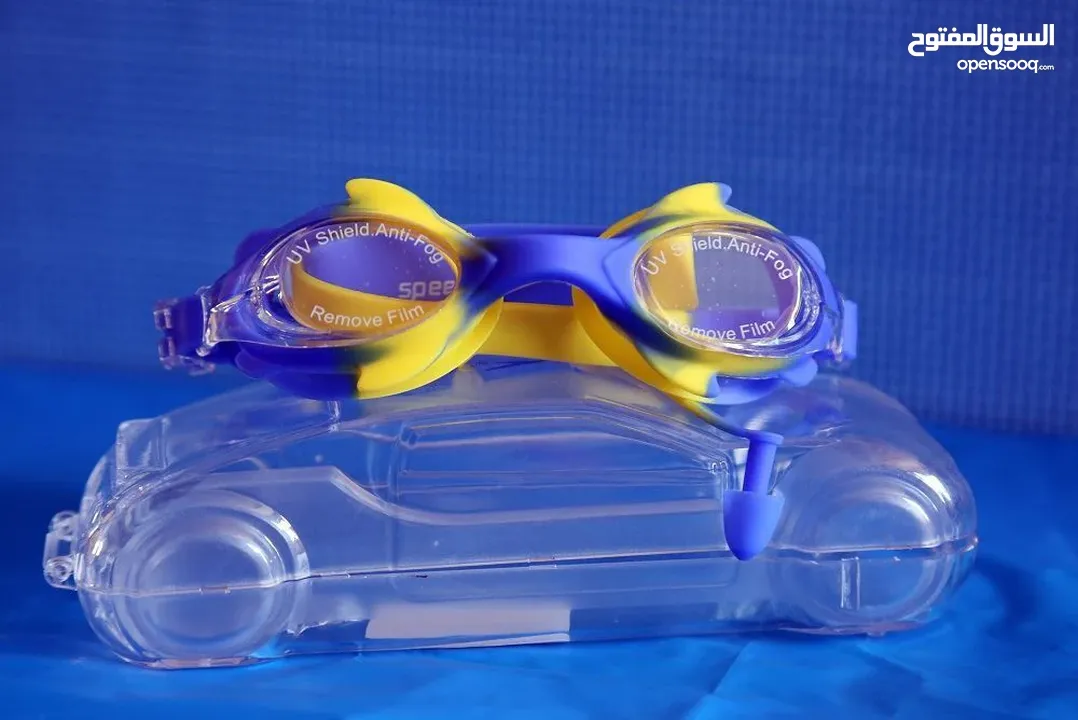 نظارة سباحة للأطفال سيارة سيلكون "S-66B".
