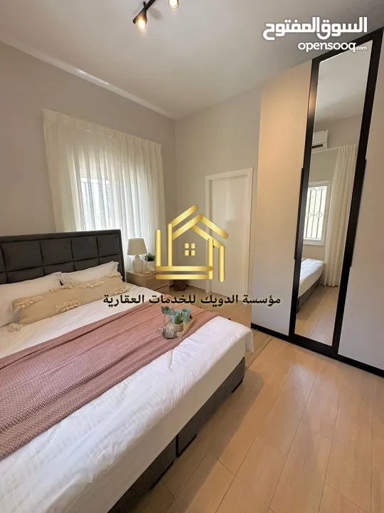 شقة مفروشة سوبر ديلوكس ارضية مع حديقة اعلان رقم (Q51)