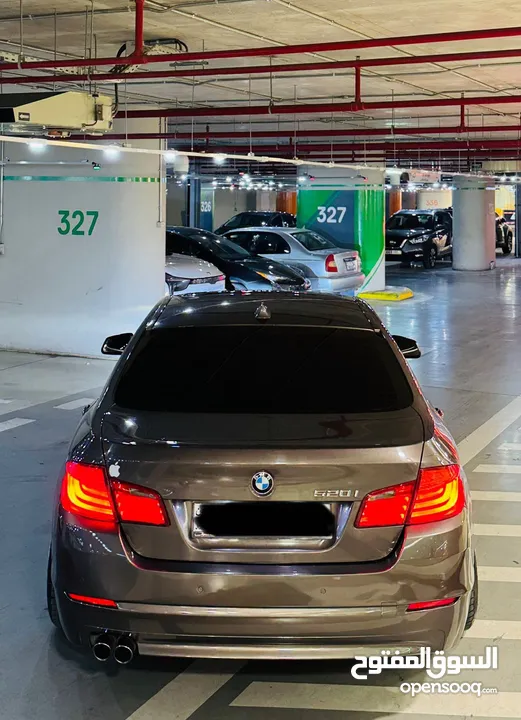 ‏‎سيارة BMW520i F10 لون نحاسي ميتالك فل الفل 2013 وارد الشركه تب نظافه