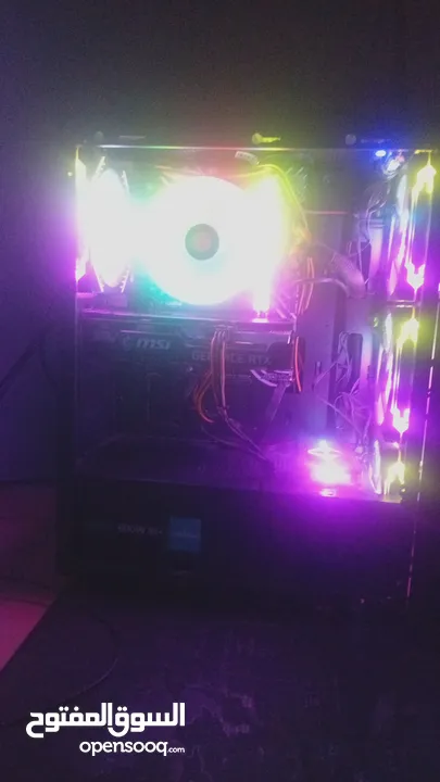 في مجال بسعر جهاز جيمنج ممتاز نضيف ومضمون مع جميع قطعو وأغراضو المواصفات بلوصف