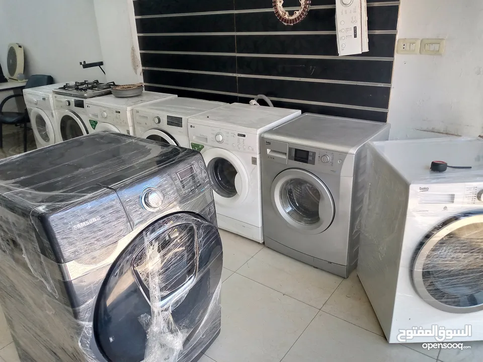 غسالة LG , direct drive 7kg / Samsung 8kg/BEKO 9kg/BEKO 7kg  مستخدم بحالة وكالة كفالة 6 شهور