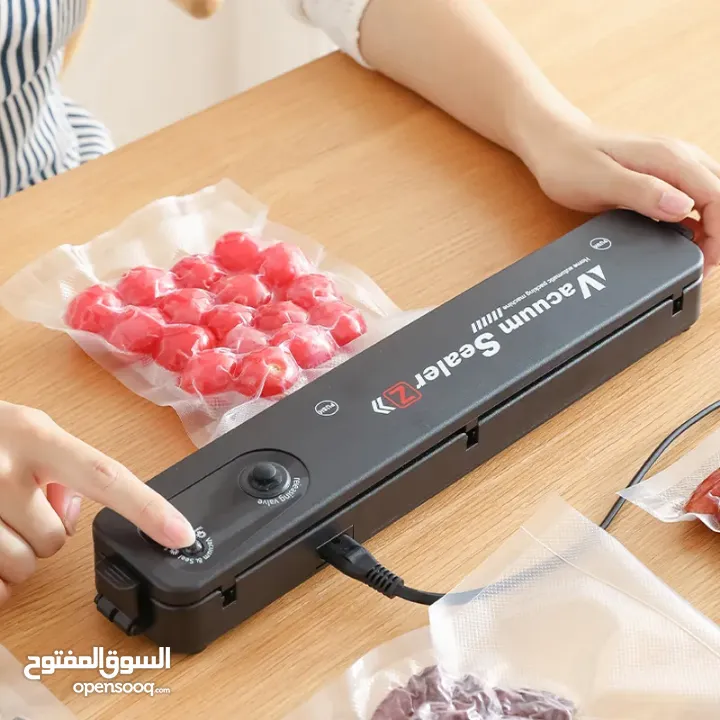 جهاز لحام الاكياس و شفط الهواء من الكيس لحفظ الاطعمه و تفريزها تسكير أكياس جهاز شفط الهوا