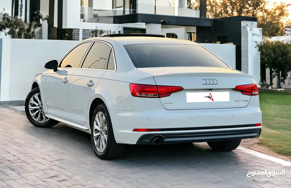 Audi A4 2018 - GCC -1.4L S Line - Original Paint- Full Service History-Available n ZERO Down Payment