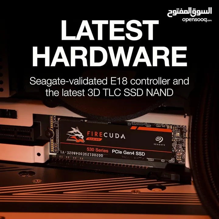 Seagate FireCuda 530 2TB with Heatsink -NEW -MEAGByt