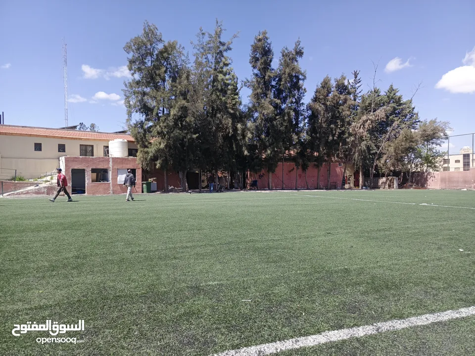 عشب صناعي للملاعب مستعمل بحالة لجديد