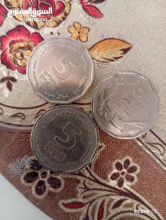 3 عملات اسرائيلية من سنة الكورونا نادرة الواحدة ب 400 والثلاث ب 1000