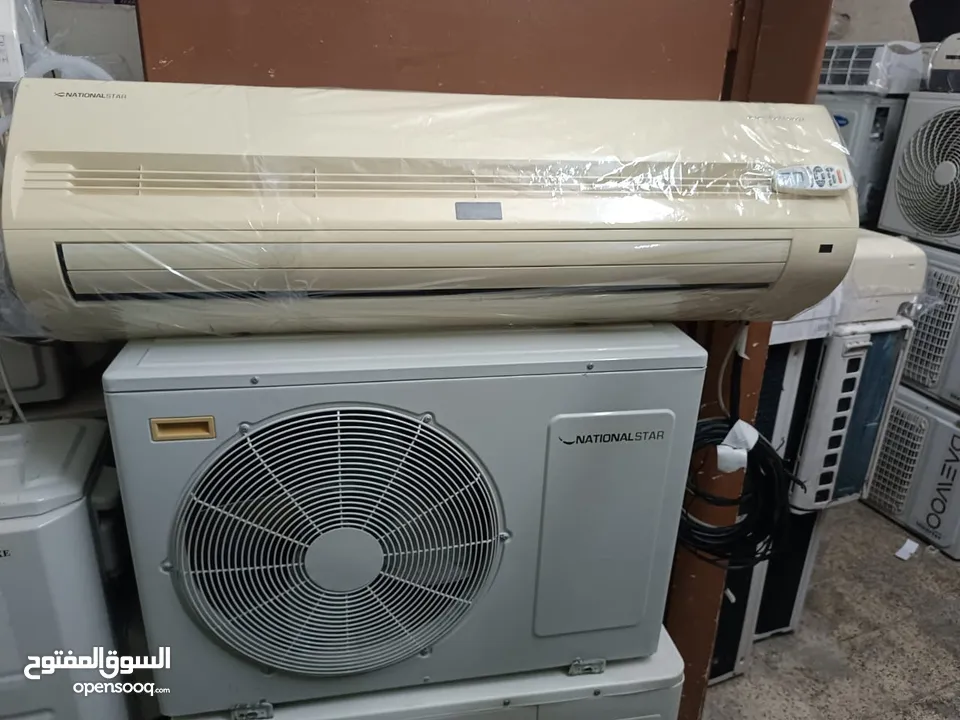 مكيفات طن ونص/ عادي، في حالة ممتازة شامل التركيب