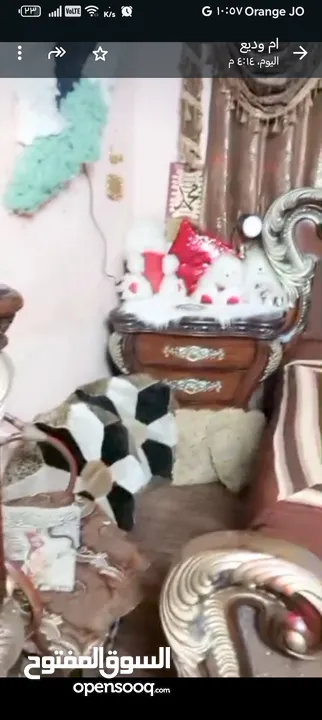 غرفة نوم خليجي فخمه بحالة الوكاله للبيع بسعر رمزي
