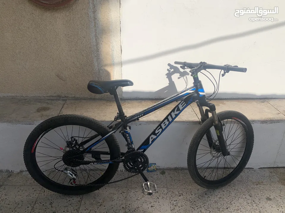 بسكليت Asbike للبيع عجل خلفي جديد امامي وكالة يحتاج برك امامي خلفي شغال جنزير تشيك بدالة و جك