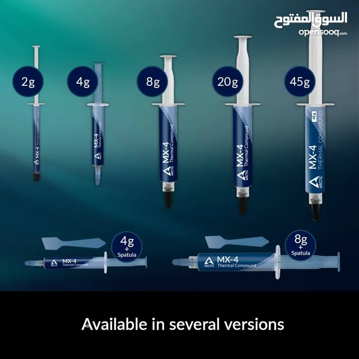 معجونة تبريد حراري اصلي للمعالجات و كروت الشاشه ARCTIC MX-4 Thermal Grease For CPU or GPU (4.0G)