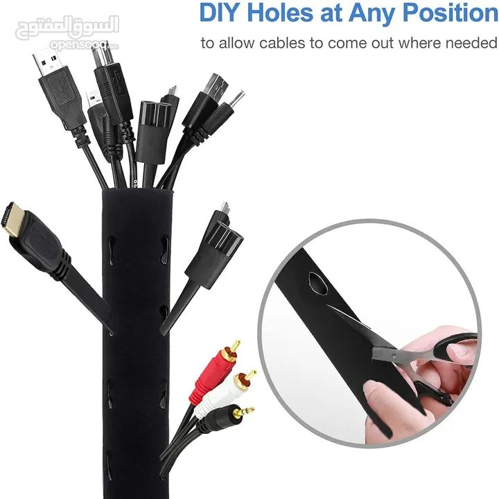 JOTO Cable Management Sleeve, 19-20 Inches