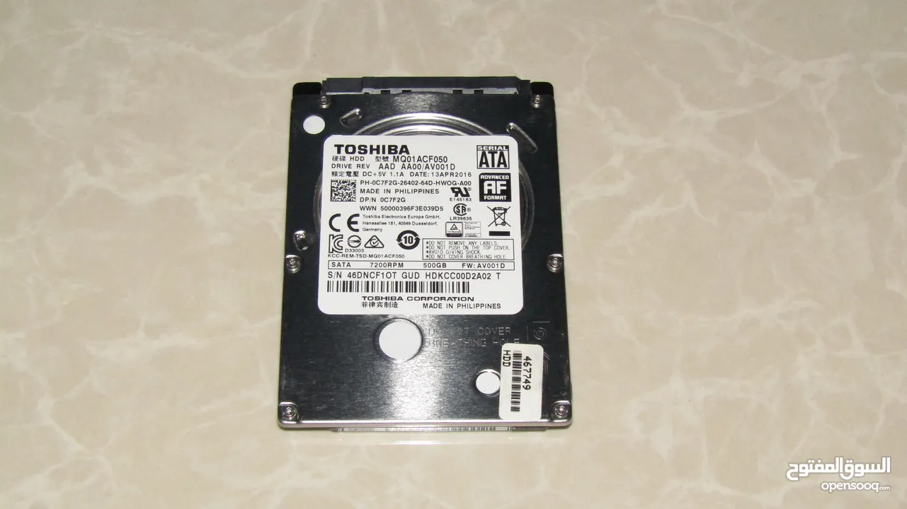قرص Toshiba 500GB