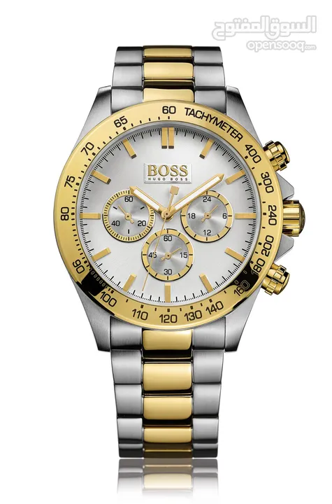 Brand New Hugo Boss 2 tone and full gold chrono watch