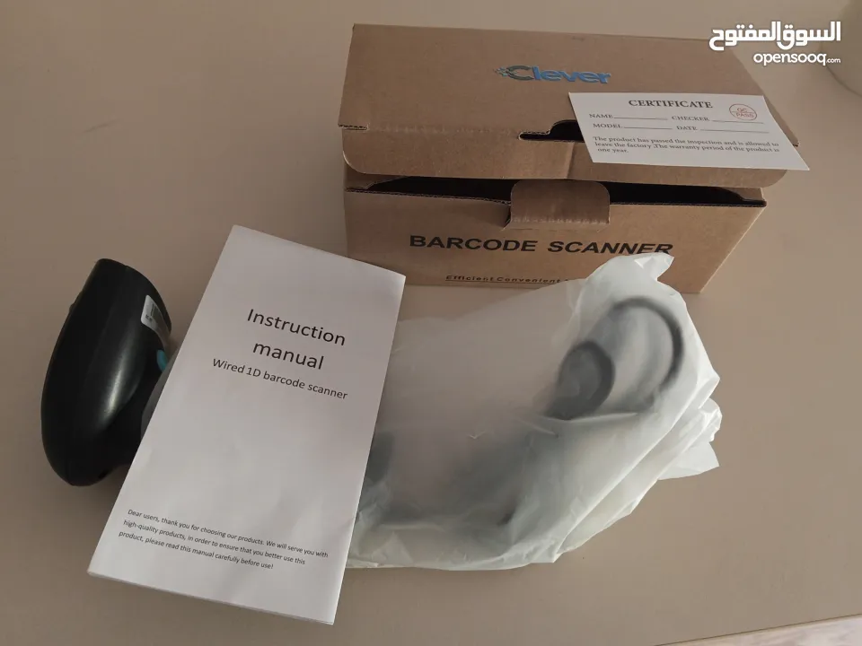 قارئ باركود سلكي ماركة كليفر العالمية للبيع