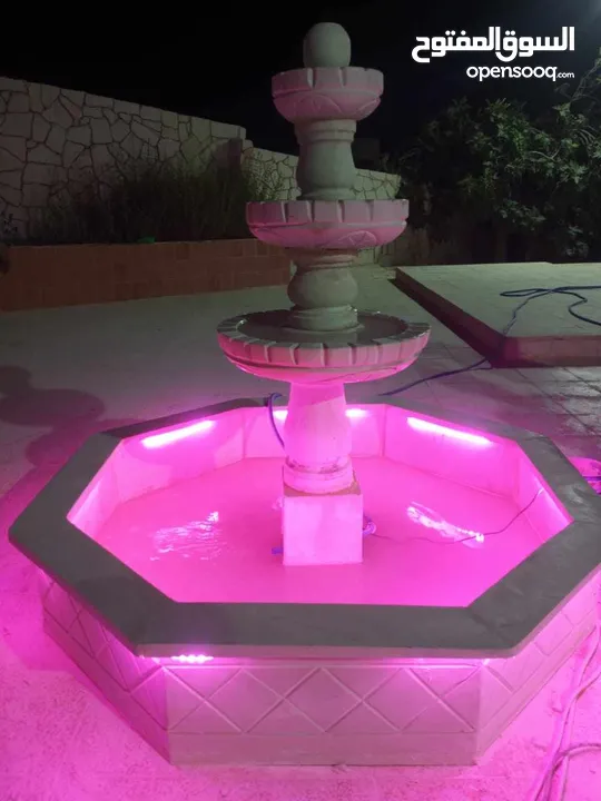 نوافير وشلالات وبابكيو حواض زريعه جميع انواع الحجر البناء والديكورات