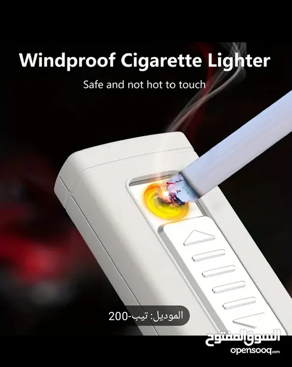 مصباح عمل صغير SMILINGSHARK TIP200 - مصباح يعمل بتقنية LED قابل لإعادة الشحن بواسطة USB
