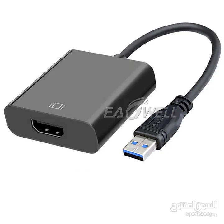 USB 3.0 TO HDMI AUDIO VIDEO ADAPTER CONVERTER CABLE @ 10 JD