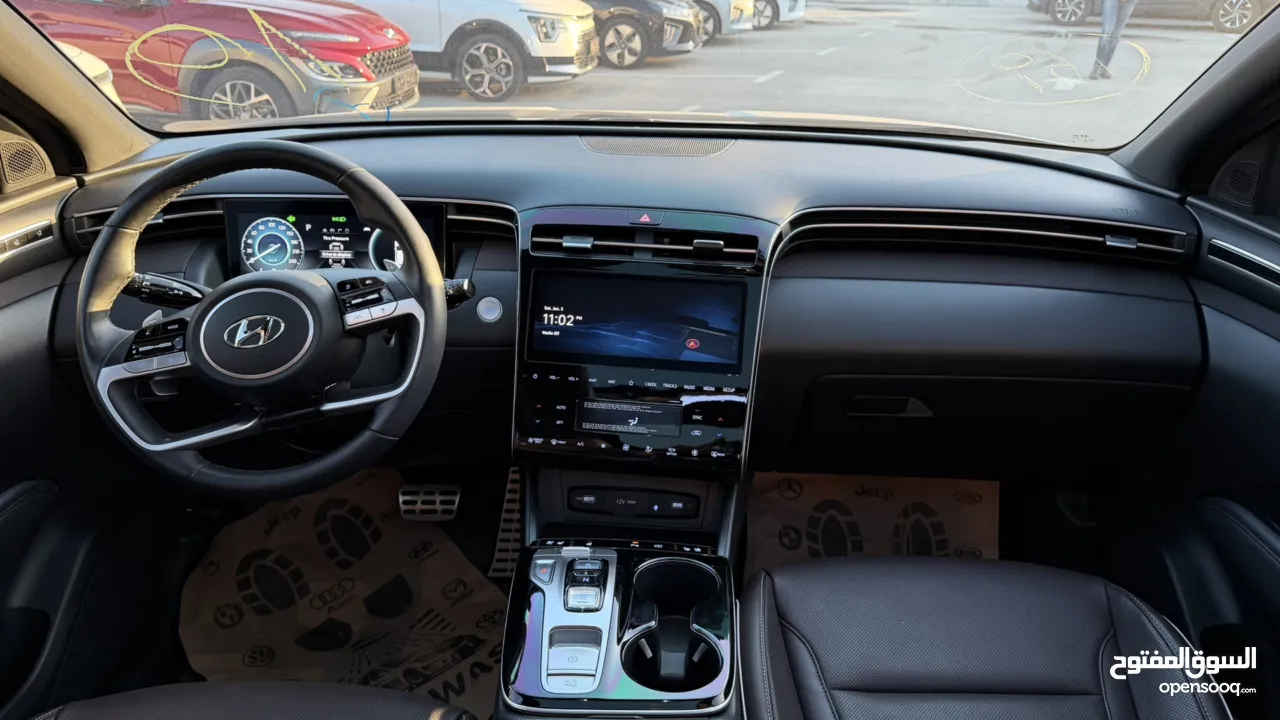 هونداي توسان ترخيص 2023 محرك 1600 هايبرد جير أوتوماتيك 240 حصان
