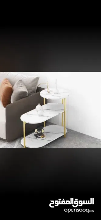 طقم طاولات ديكور فاخرة (عدد 2)