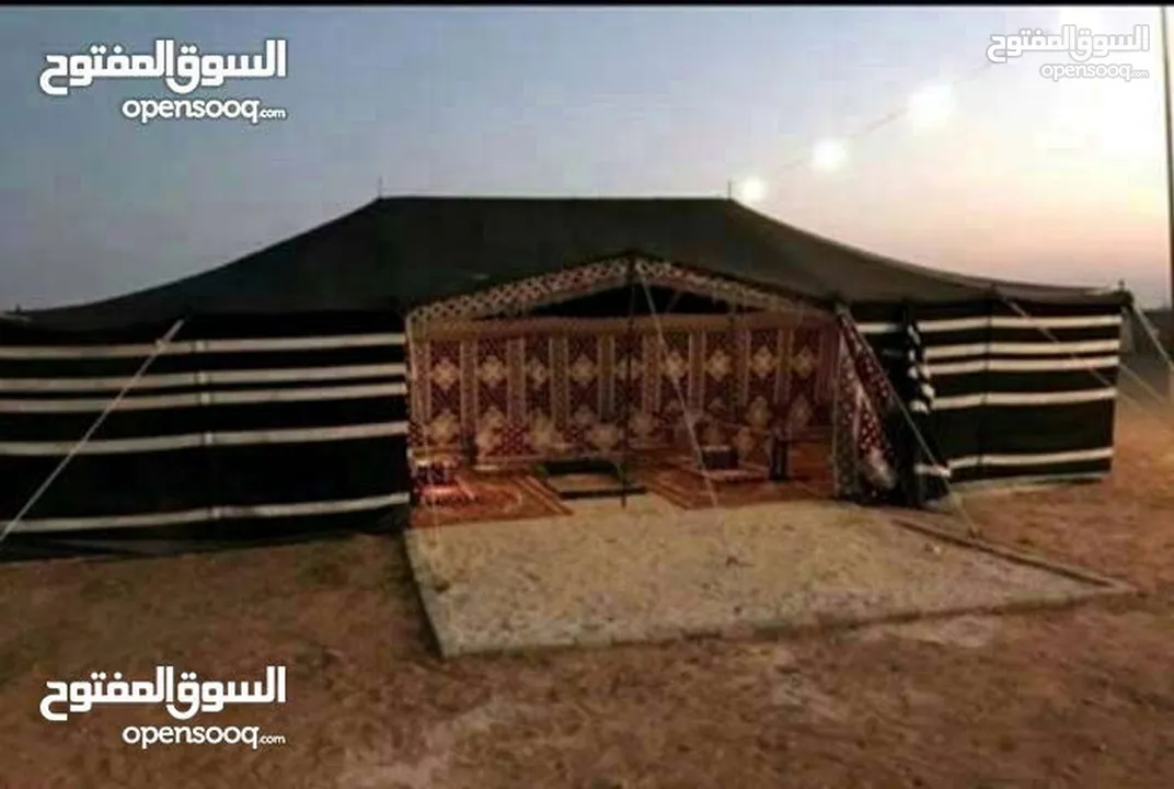 خيم شعر تراثيه  مساحة 8م×4م ويوجد مساحات أخرى حسب الطلب  خيم جديده لا يوجد مستعمله