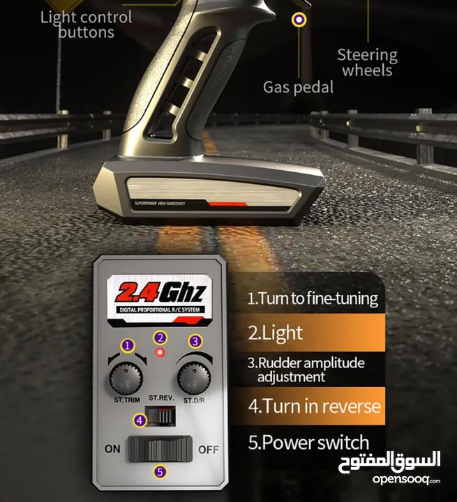 سياره ريموت كنترول للهواه ماركه  ZLL Beast SG116 MAX Brushless 1/16 Scale 4WD