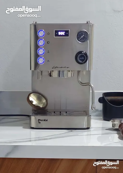 طاحونة قهوة احترافية + ماكينة اسبرسيو