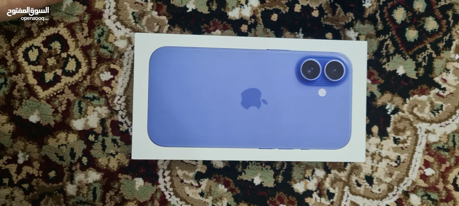 للبيع ايفون 16 جديد غير مستخدم سعة 265 جي بي أزرق ، iphone 16  265gb  blue new