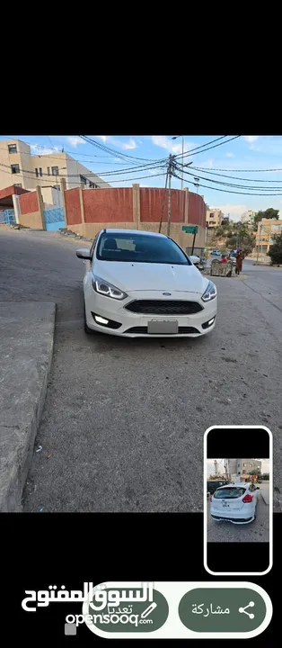 فورد فوكس 2017 كهربائيه للبيع بسعر مغري مدخلين شحن منزلي + محطات سريع  كازيه