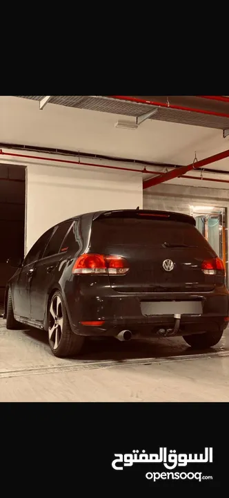 جولف mk6 موديل 2009 تسير 2012 سيارة بوضع ممتاز ماطور 1400 تيربو سوبر تشارج فيها ضربة بالسمكة