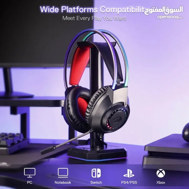 Redragon H231 SCREAM Wired Gaming Headset سماعات ريدراجون سكريم صوت ممتاز