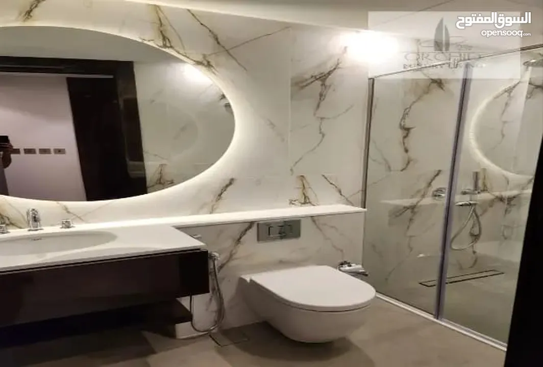 للايجار استيديو في السيف برج سيبرال اوركيد مكون من  غرفة نوم ،صوفه صغيره مطبخ مفتوح بلكونه