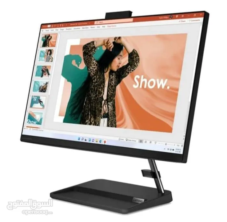 السلام عليكم  حاسبه للبيع غير مستخدمه بالكارتون  Lenovo ldea centre AlO3 24/Ap7 core i5 12450 H2.0G