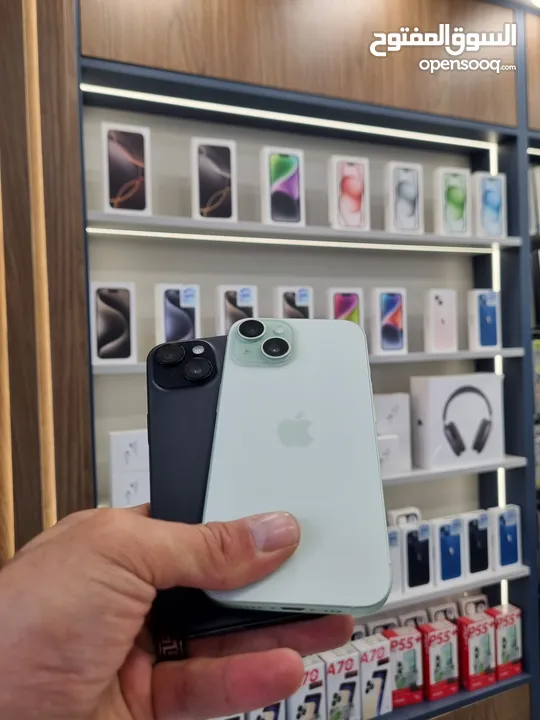 بحالة الجديد Iphone 15 128 GB متوفر لون اسود آيفون 15 128 جيجا