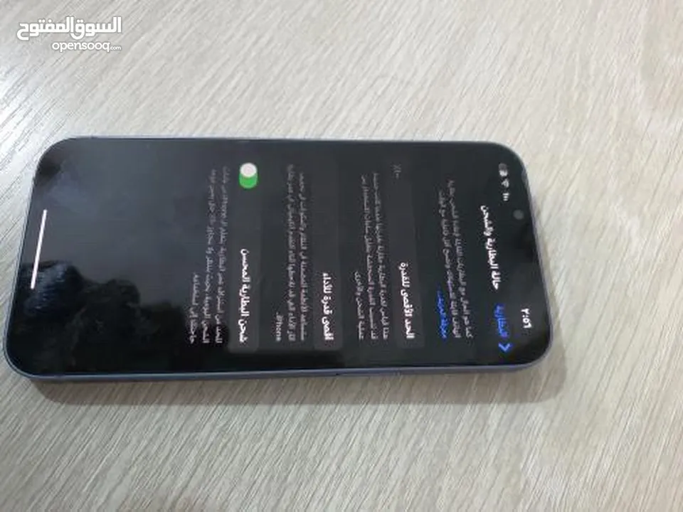 ايفون 14الجهاز لسا بكفالته ومافي خدش صغير